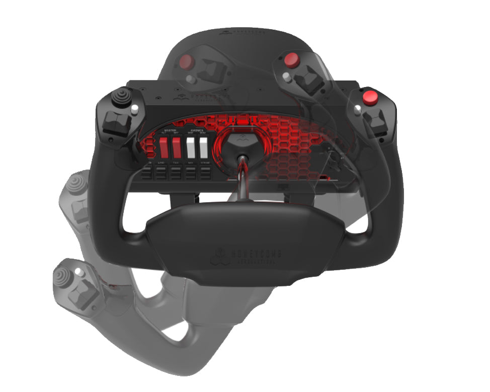 Honeycomb Aeronautical Alpha Flight Controls Yoke & Switch