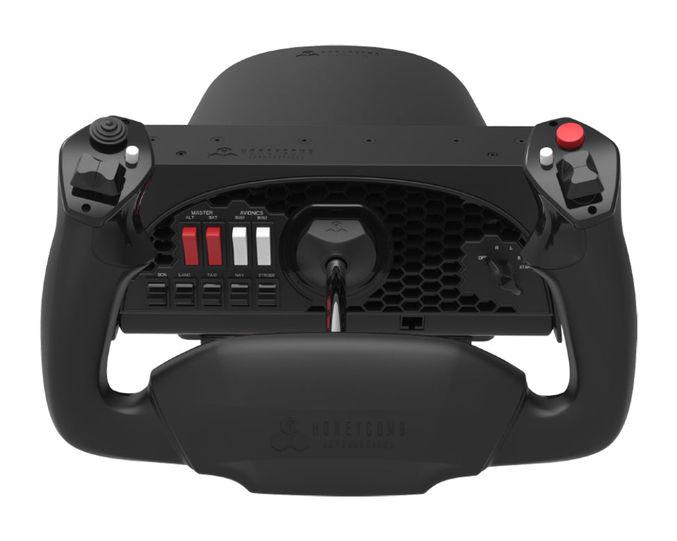 Honeycomb Aeronautical Alpha Flight Controls Yoke & Switch