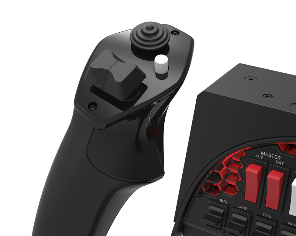 Honeycomb Aeronautical Alpha Flight Controls Yoke & Switch
