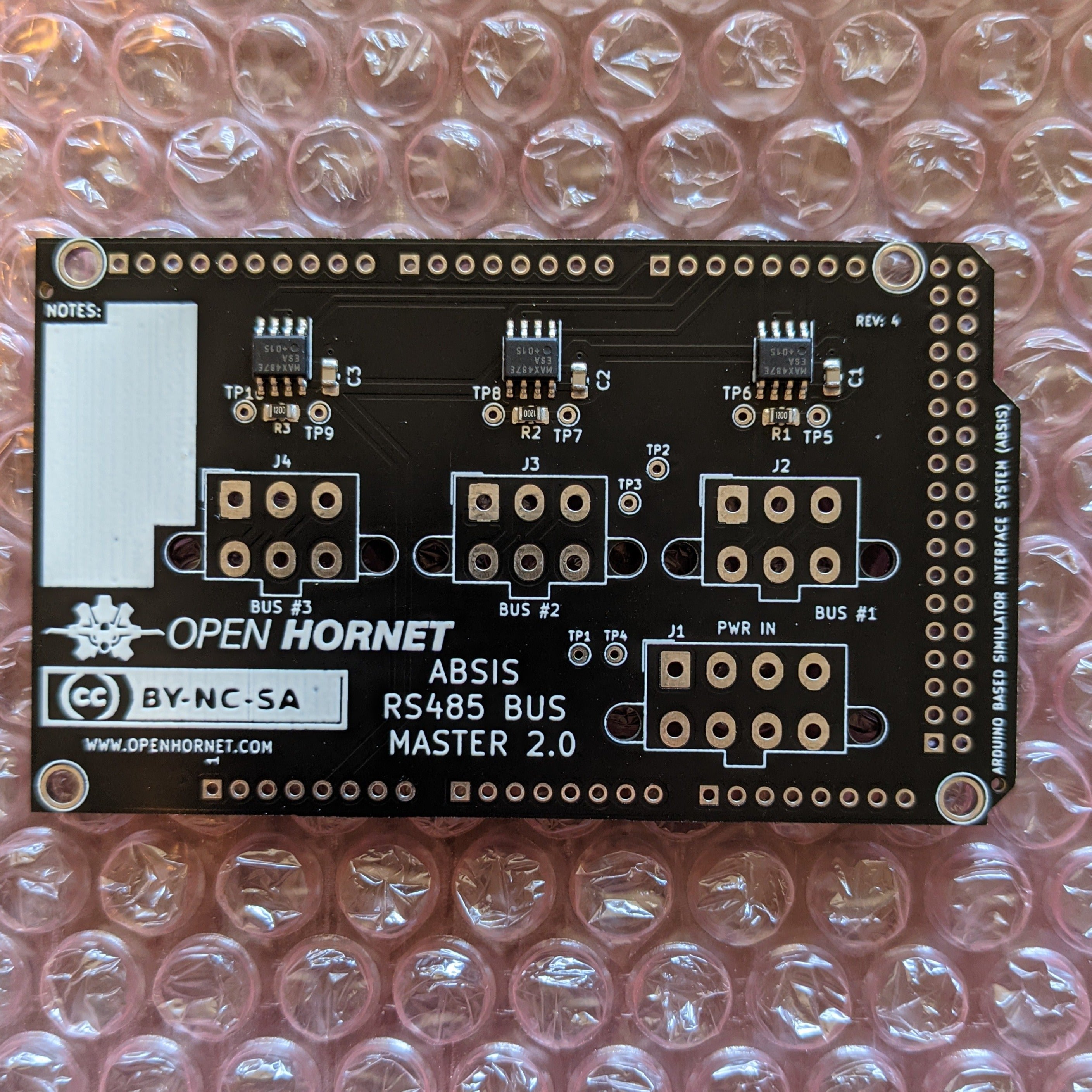 Open Hornet - ABSIS 2.0 Bus Master PCB with SMD Assembly