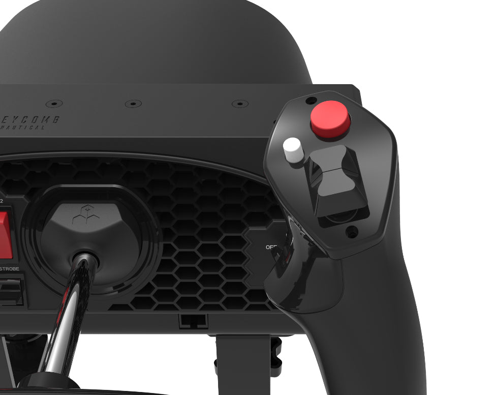 Honeycomb Aeronautical Alpha Flight Controls Yoke & Switch